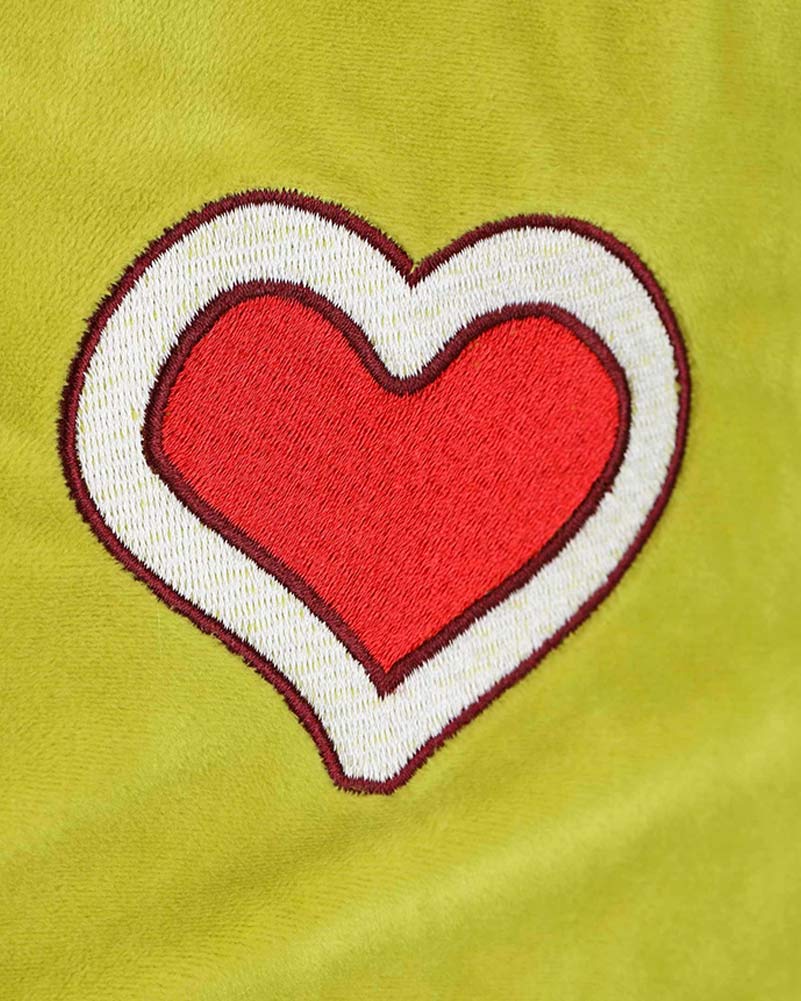 Dr Seuss The Grinch Deluxe Jumpsuit Kids Book Week Costume - Image 4