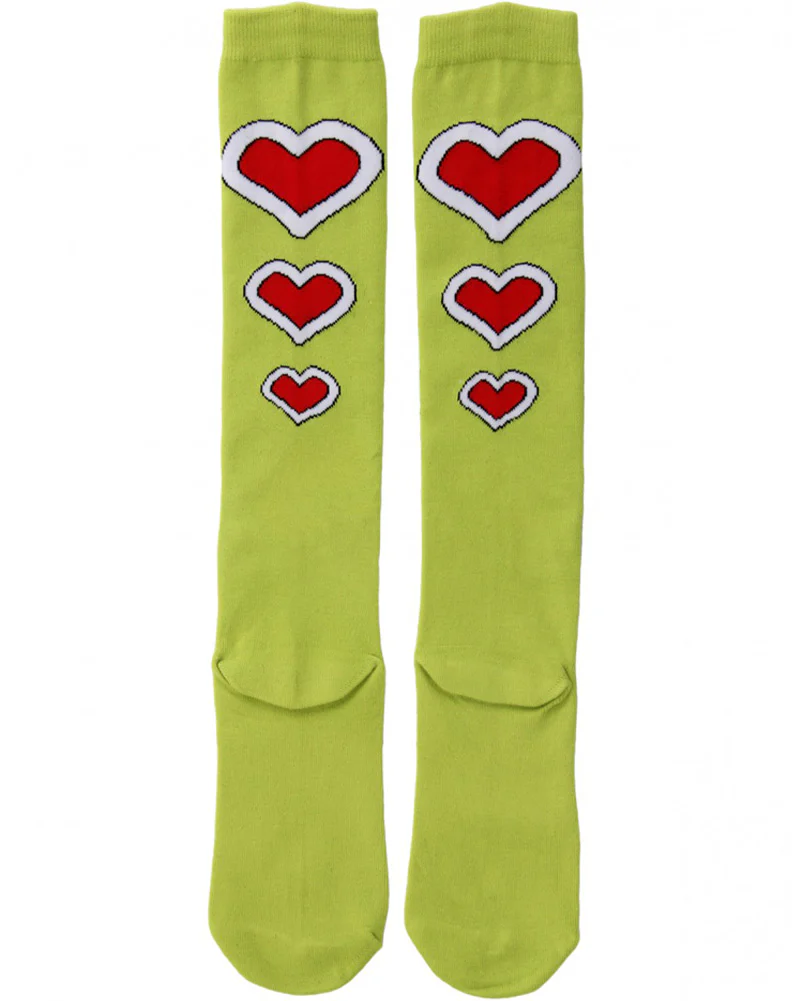 Dr Seuss The Grinch Knee High Costume Socks - Image 4