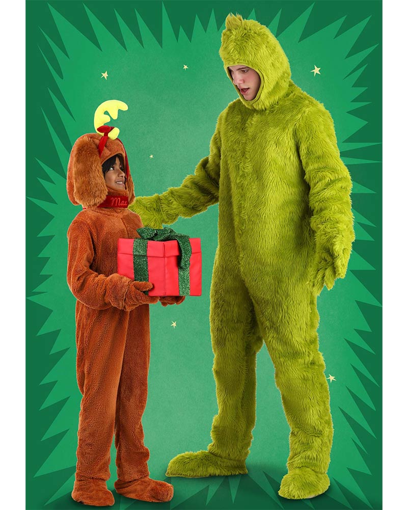 Dr Seuss The Grinch Max Kids Book Week Costume - Image 6