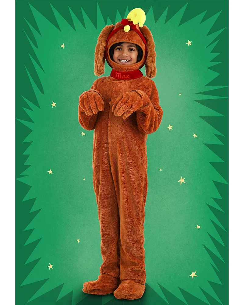 Dr Seuss The Grinch Max Kids Book Week Costume - Image 8