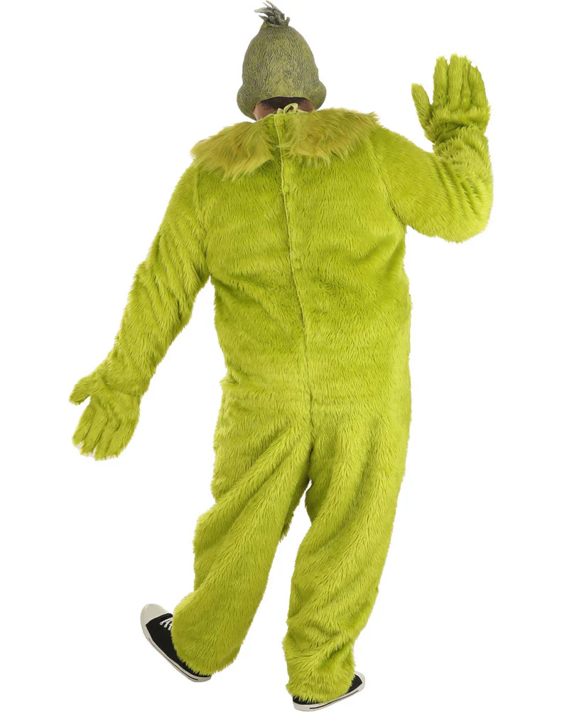 Dr Seuss The Grinch Premium Jumpsuit Mens Plus Size Costume - Image 2