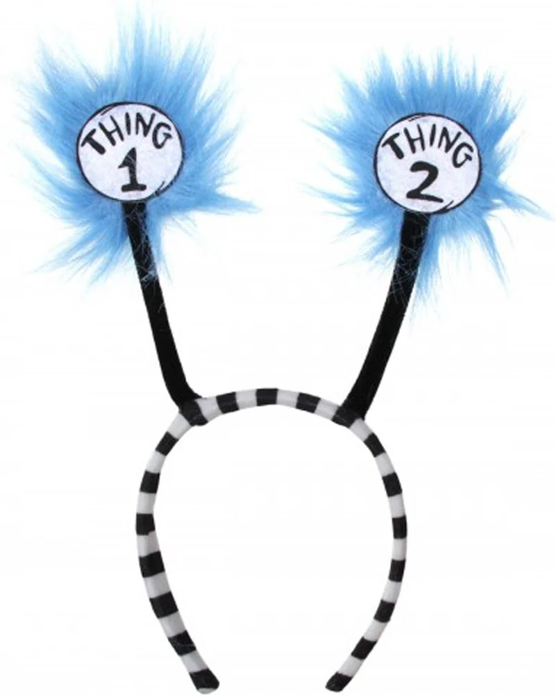 Dr Seuss Thing 1 and 2 Deluxe Headband - Image 2