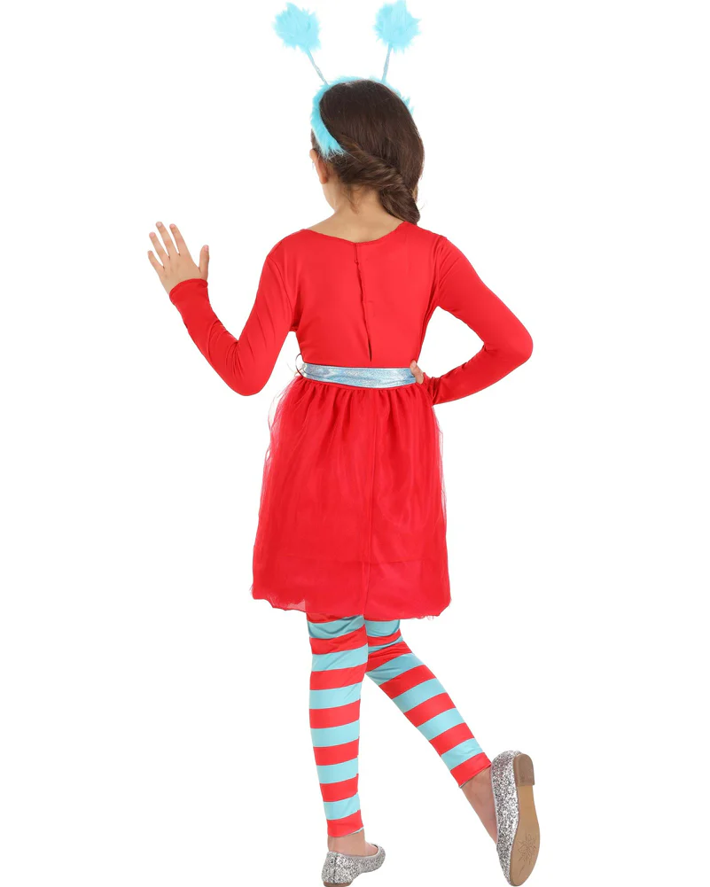 Dr Seuss Thing 1 and 2 Girls Book Week Costume - Image 2