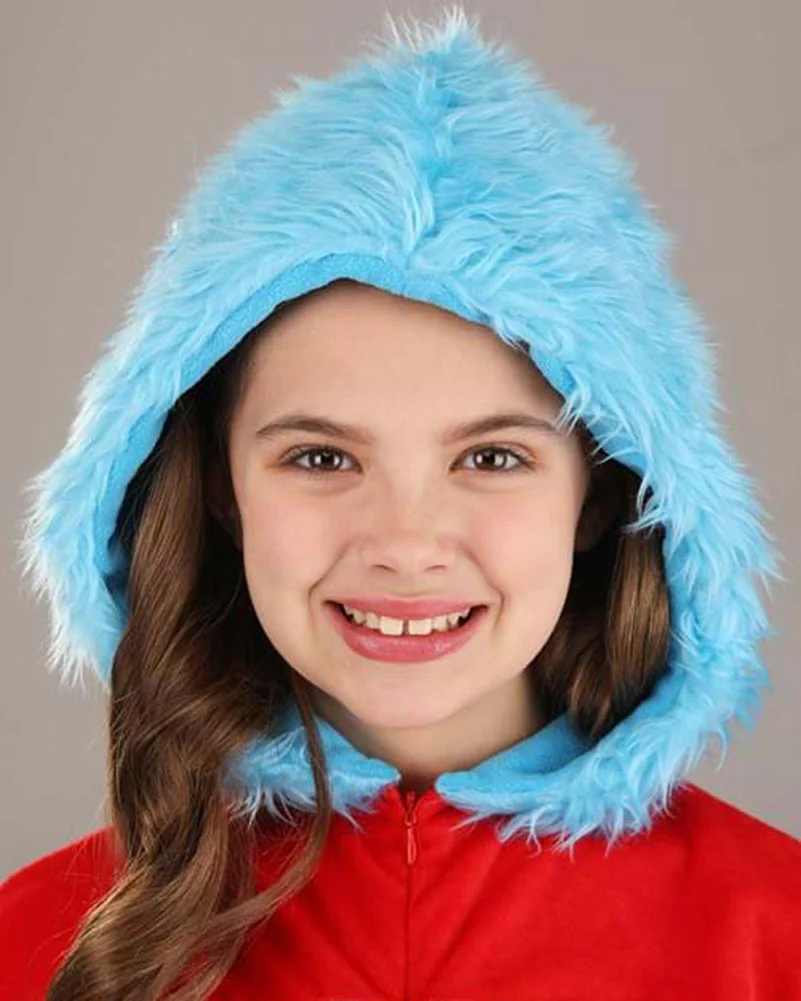 Dr Seuss Thing 1 and 2 Jumpsuit Kids Book Week Costume - Image 3