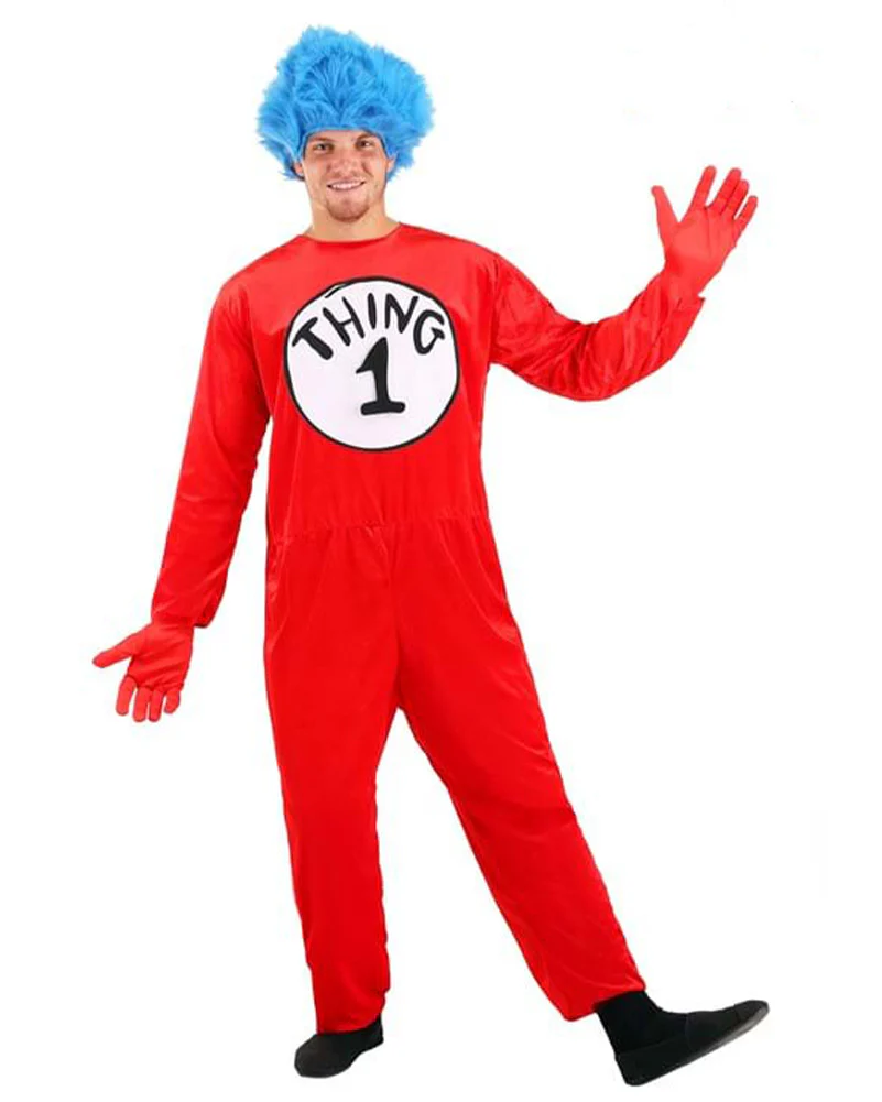 Dr Seuss Thing 1 or 2 Adult Book Week Costume