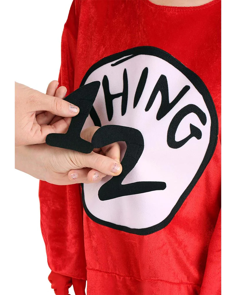 Dr Seuss Thing 1 or 2 Kids Book Week Costume - Image 3