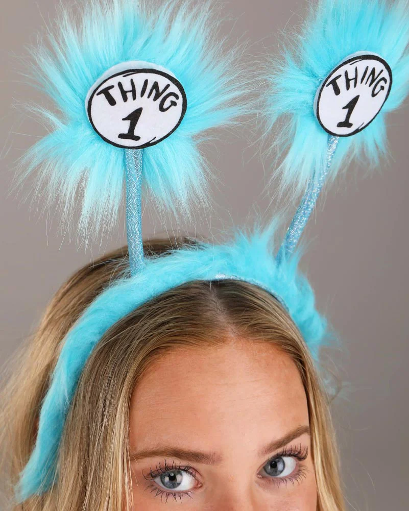 Dr Seuss Thing 1 or 2 Womens Book Week Costume - Image 3