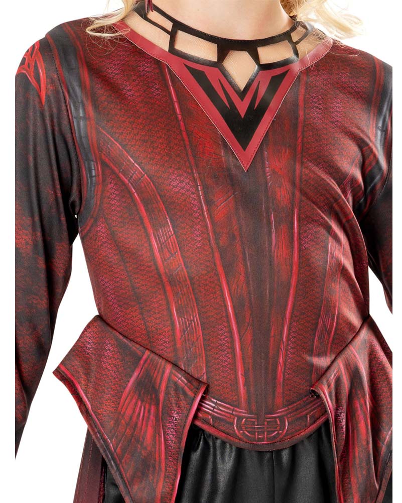 Dr Strange 2 Scarlet Witch Girls Costume - Image 3