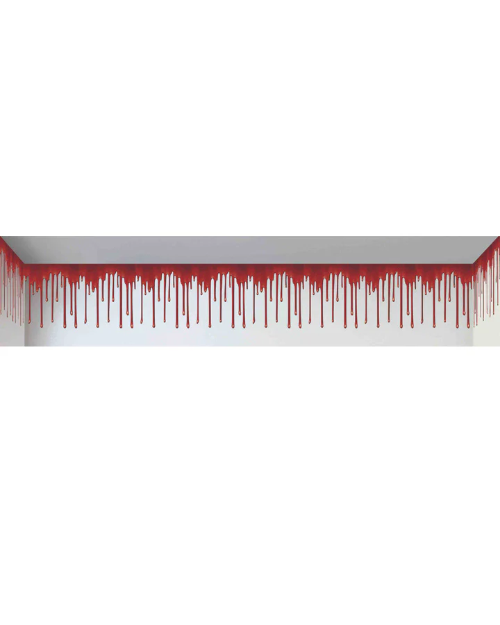 Dripping Blood Border Roll 6m - Image 2