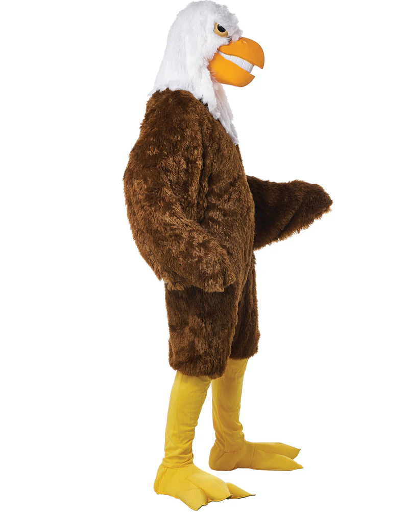 Eagle Maniac Mascot Adult Costume - Image 2