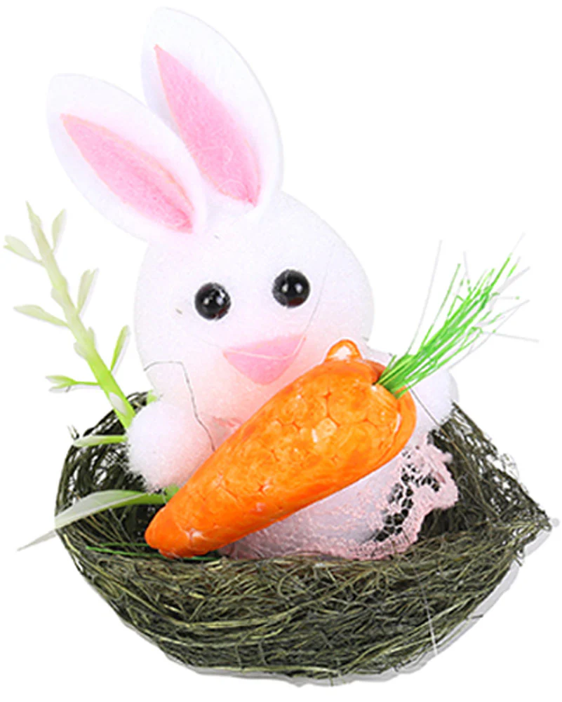 Easter Bunny with Carrot Decoration - Image 2