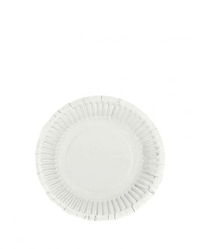 Eco White 15cm Round Paper Plates Pack of 50