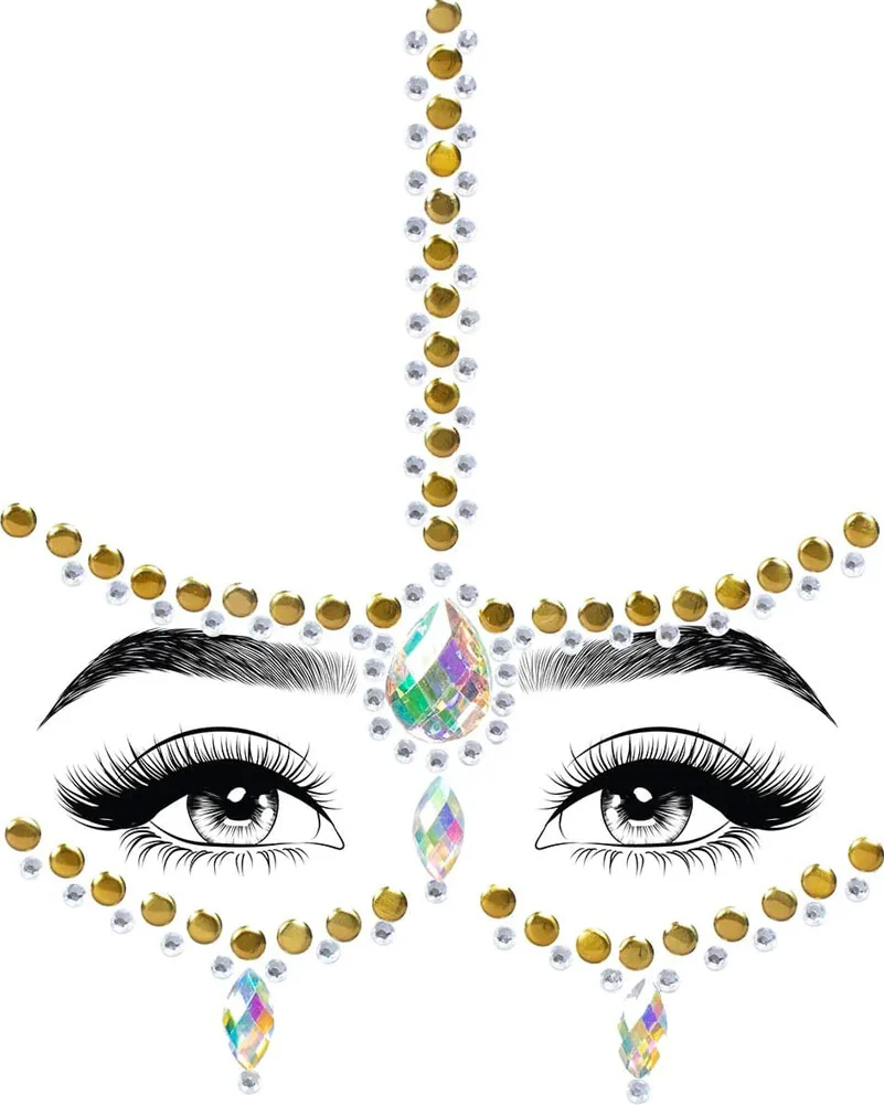 Eden Adhesive Face Jewels Sticker