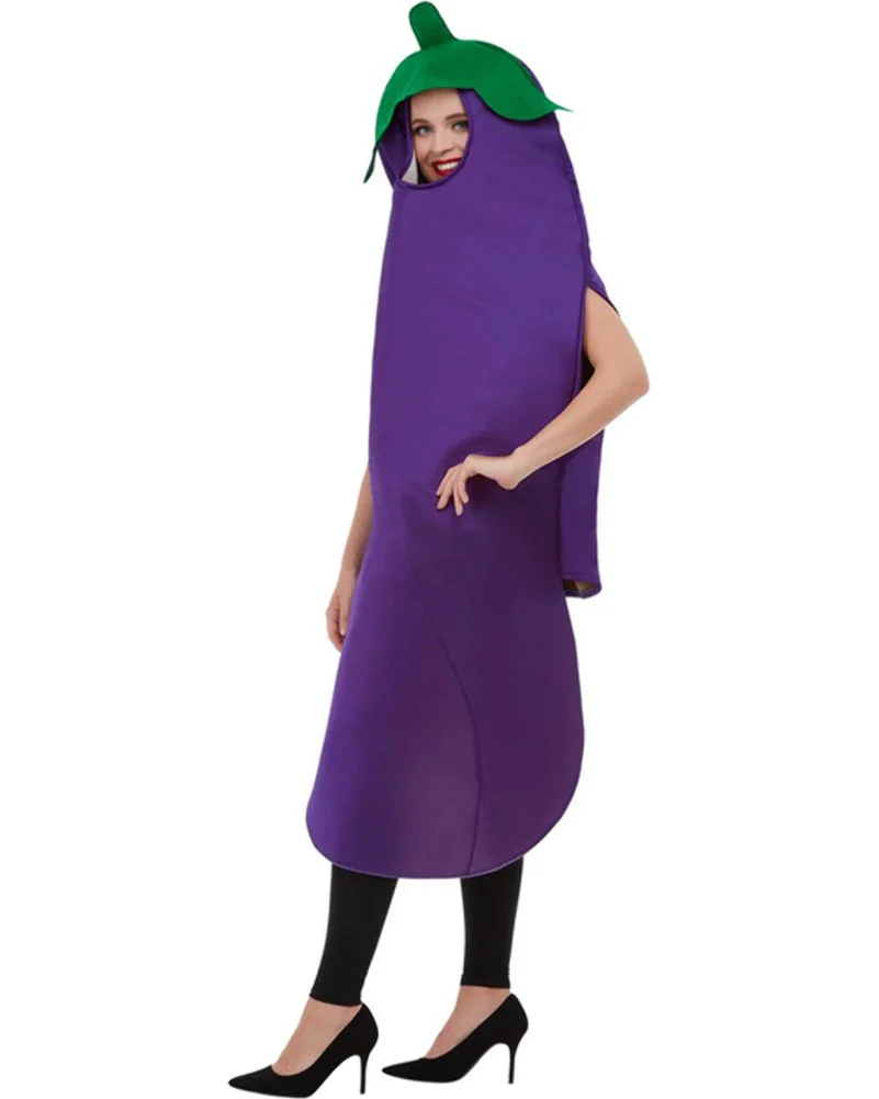 Eggplant Aubergine Adult Costume - Image 3