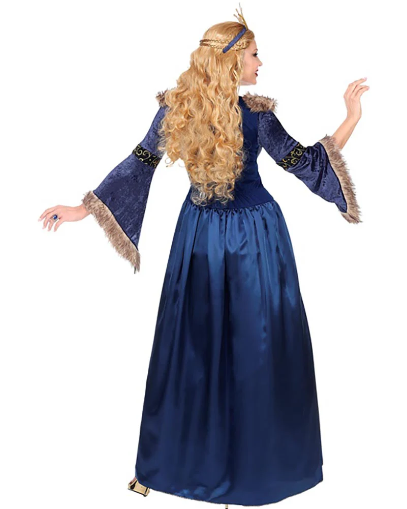 Elegant Medieval Queen Womens Book Week Costume - Image 3