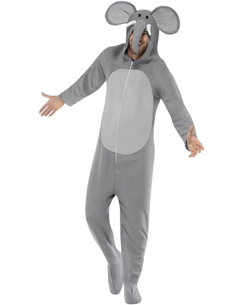 Elephant Hooded Adult Costume