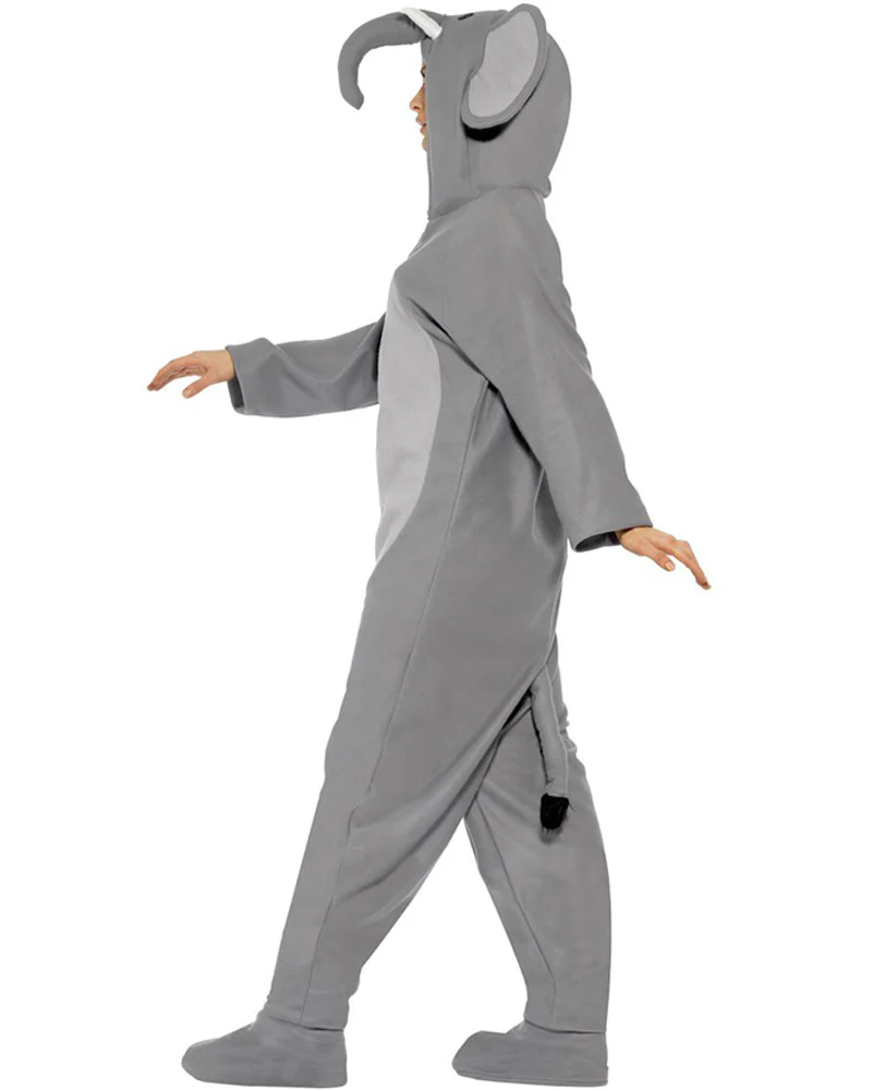 Elephant Hooded Adult Costume - Image 3