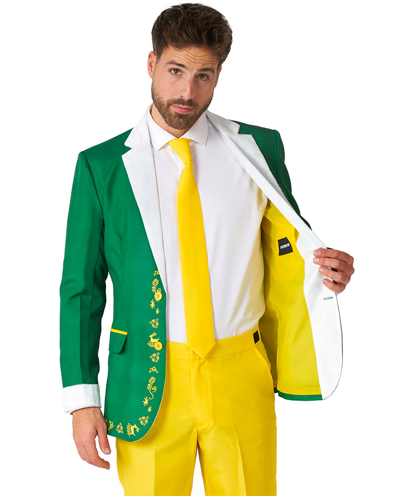 Elf Movie Mens Christmas Suitmeister - Image 3
