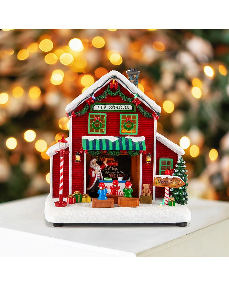 Elf School Musical LED Christmas Decoration 23cm - Image 4
