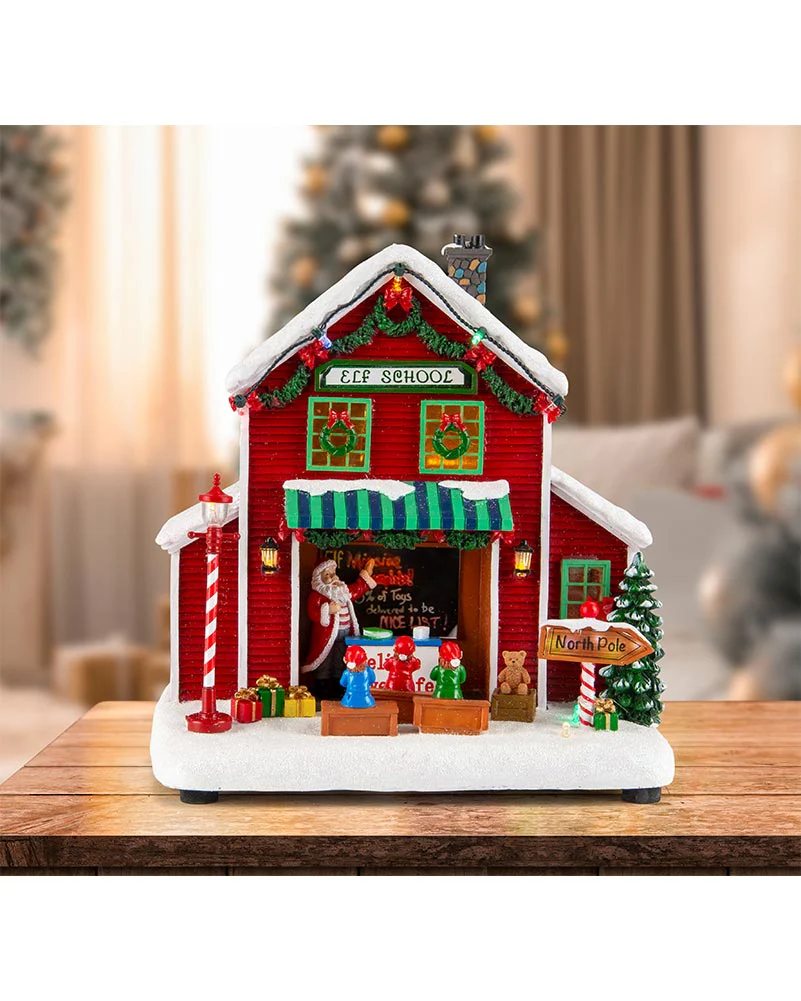 Elf School Musical LED Christmas Decoration 23cm - Image 5