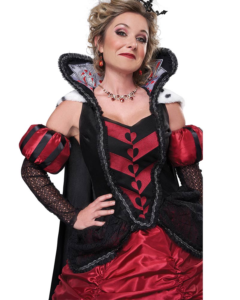 Elite Dark Queen of Hearts Womens Book Week Costume - Image 5