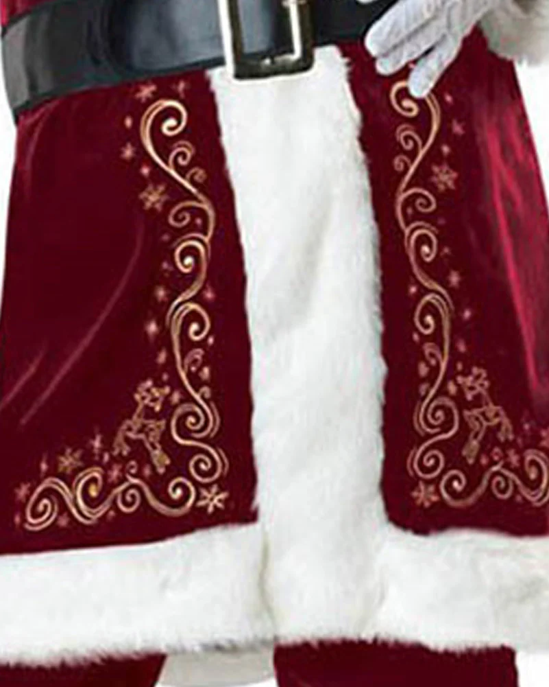 Elite Jolly Santa Mens Christmas Costume - Image 5