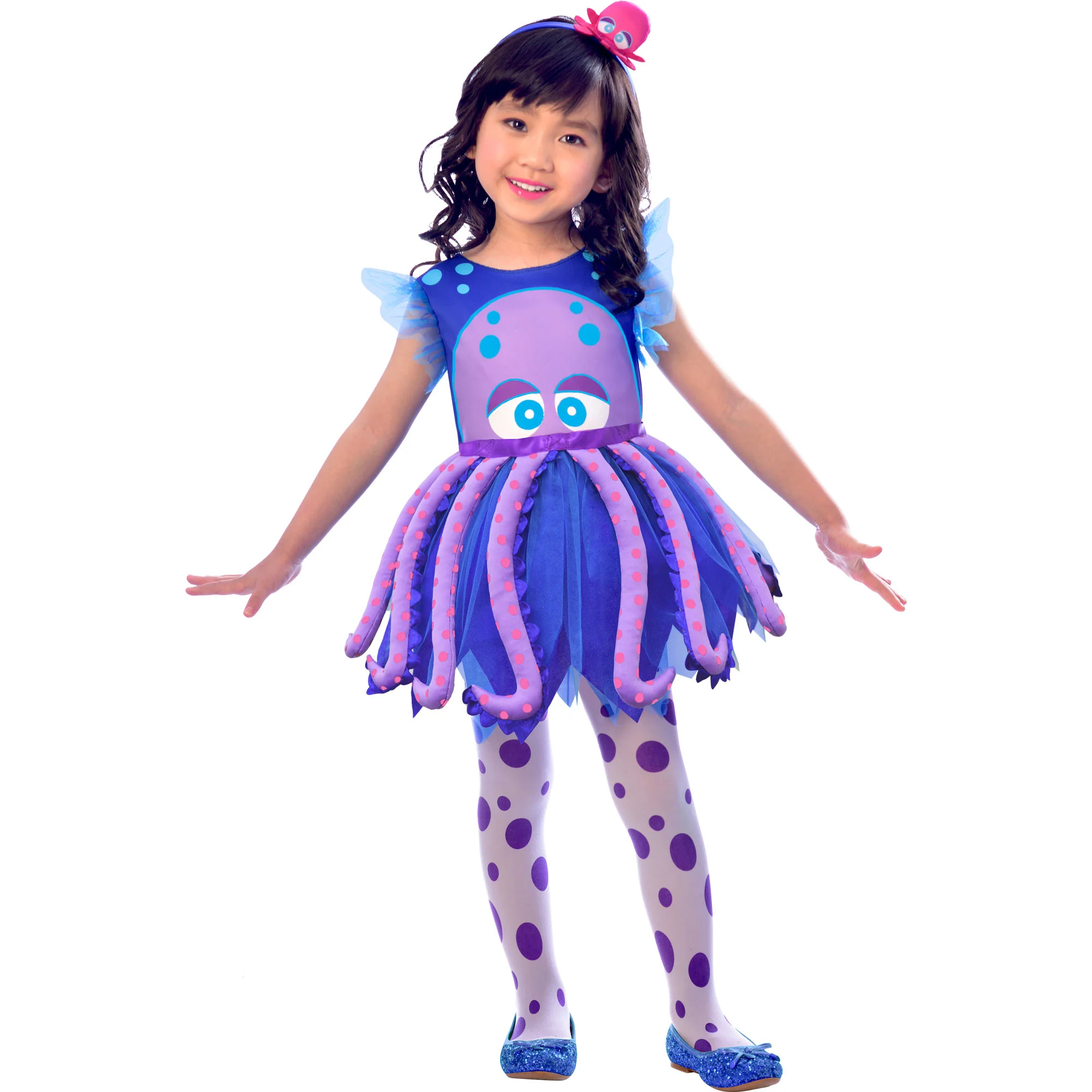 Elly Octopus Girls Costume 3-4 Years