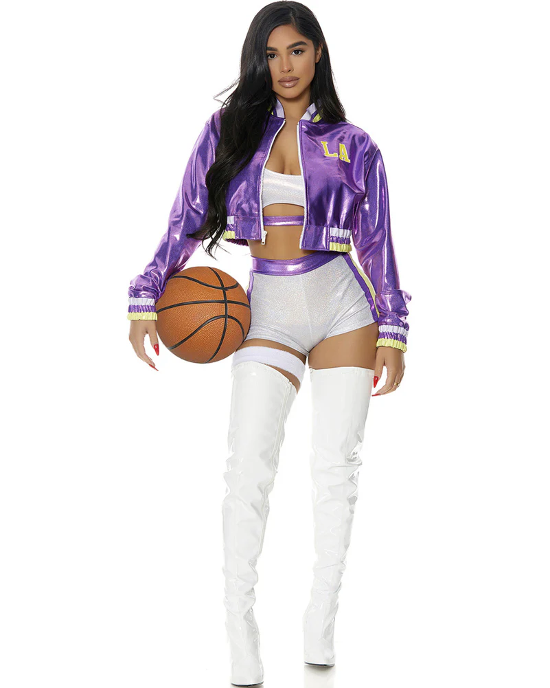 LA Ball Player Womens Costume - Image 5