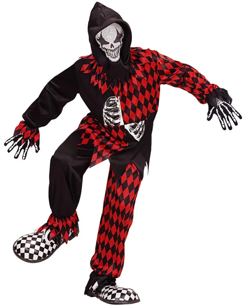 Evil Jester Boys Costume