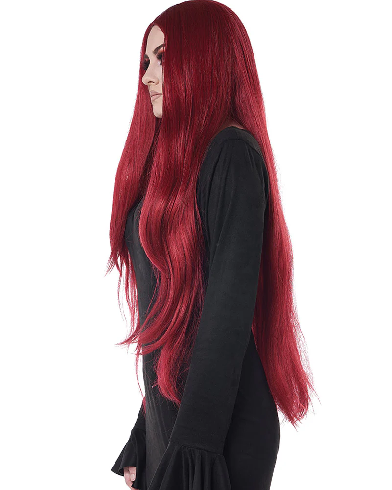 Extra Long Red Cosplay Wig - Image 2