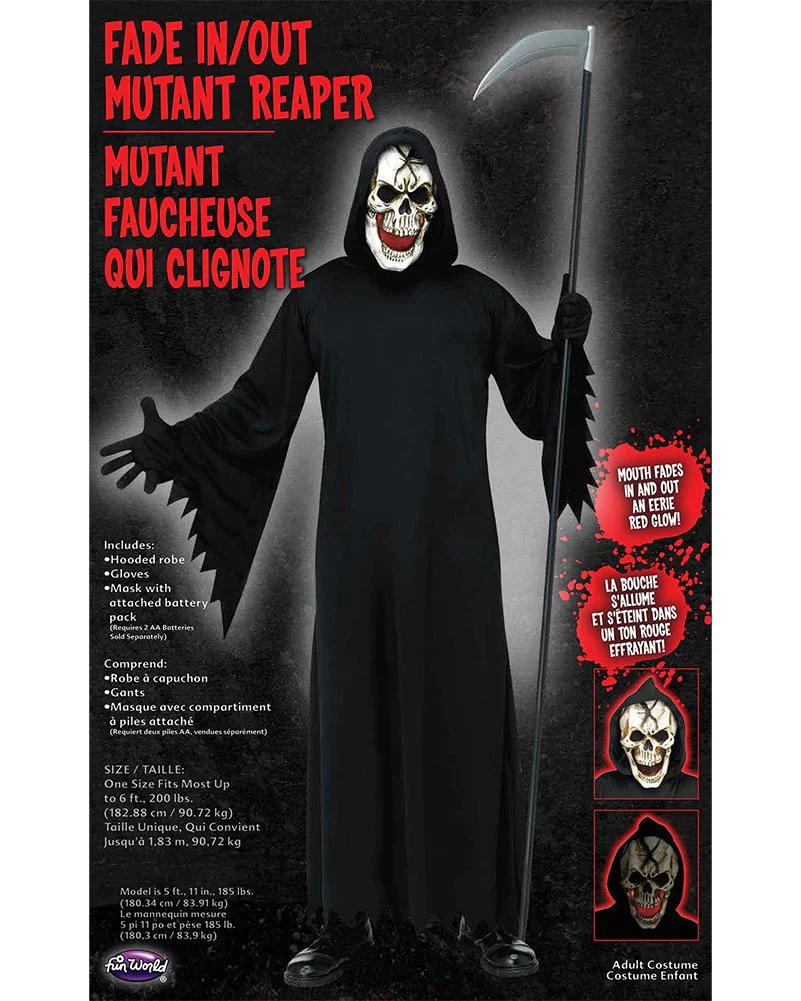 Fade In Out Mutant Reaper Adult Costume - Image 6