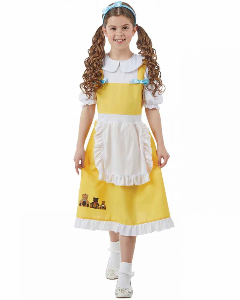 Fairytale Goldilocks Dress Girls Book Week Costume