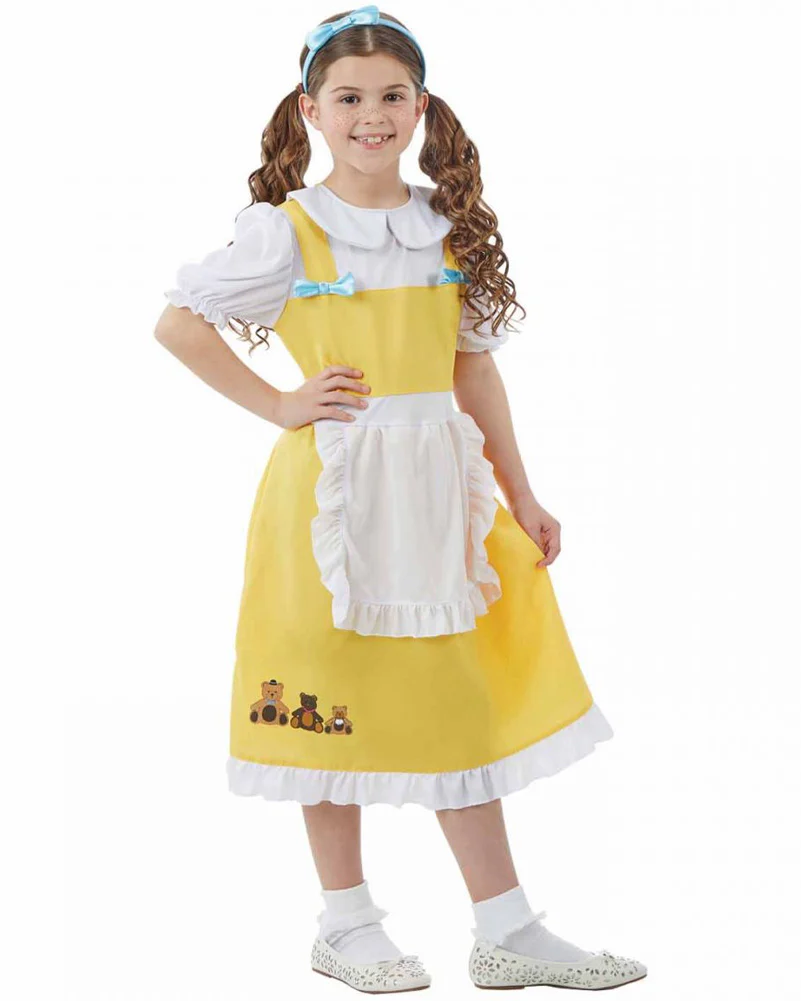 Fairytale Goldilocks Dress Girls Book Week Costume - Image 2