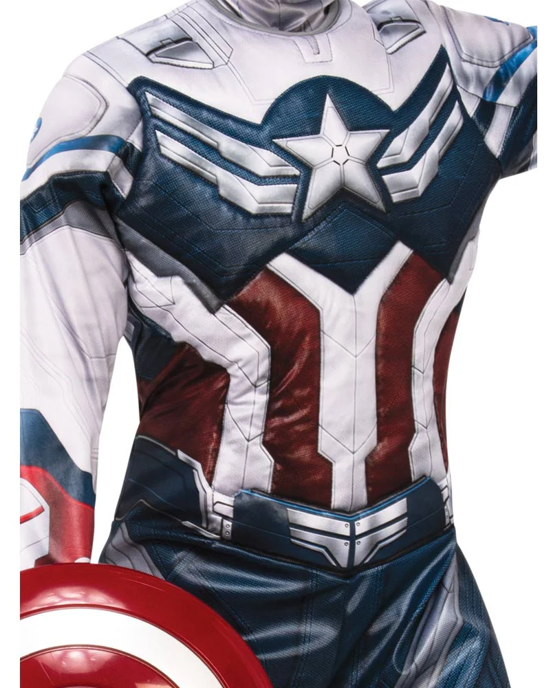 Falcon and the Winter Soldier Captain America Deluxe Kids Costume - Image 2