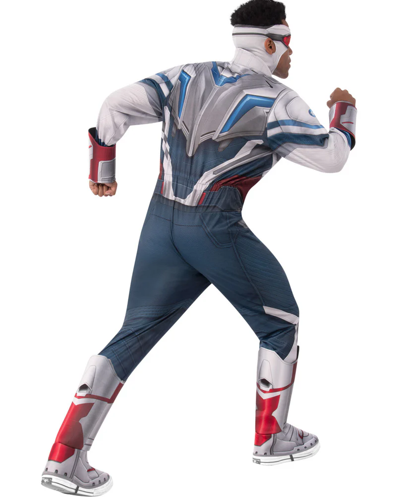 Falcon and the Winter Soldier Captain America Deluxe Mens Costume - Image 4