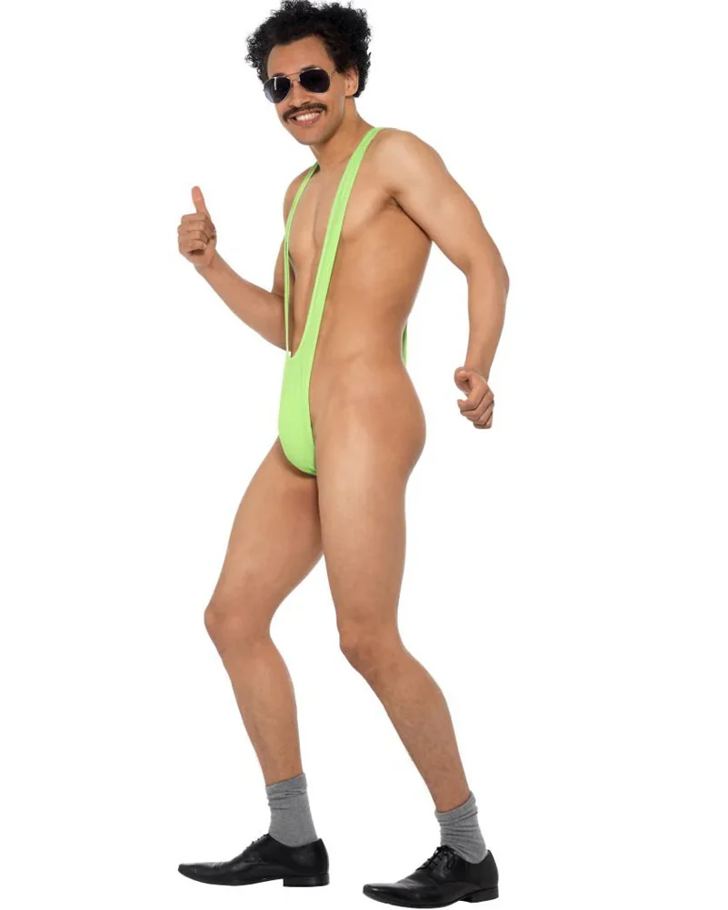 Famous Borat Mankini Mens Costume - Image 3