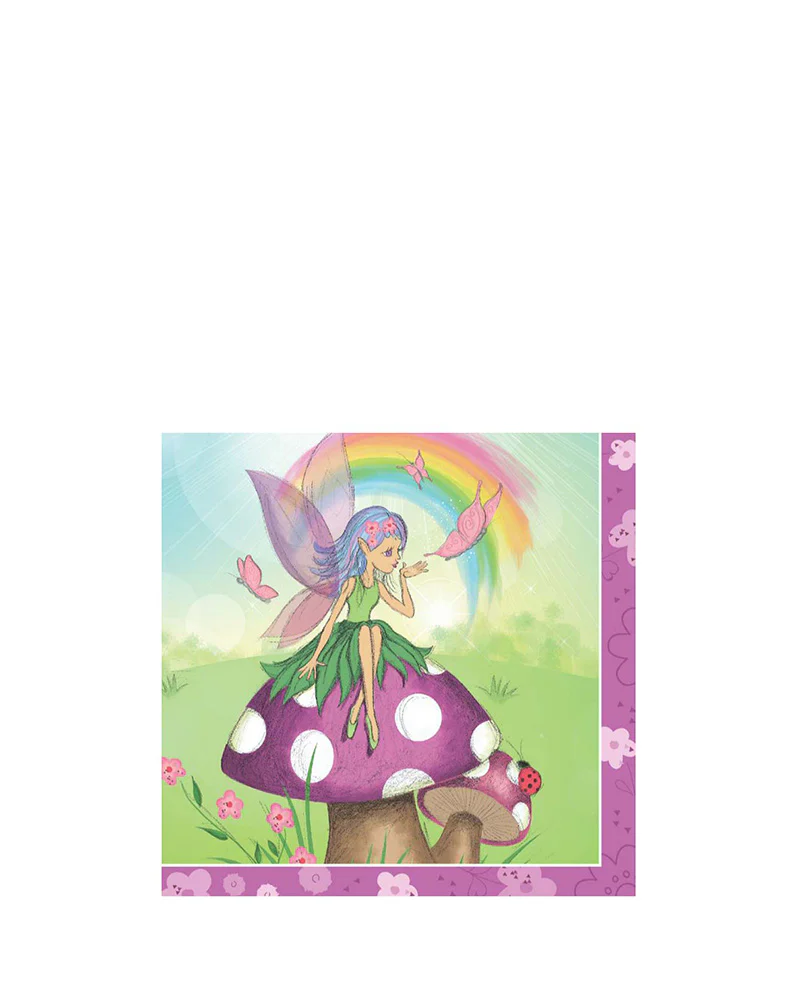 Fancy Fairy Beverage Napkins Pack of 16 - Image 2