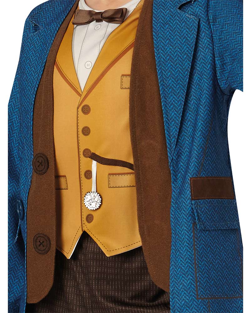 Fantastic Beasts Newt Scamander Deluxe Kids Book Week Costume - Image 3