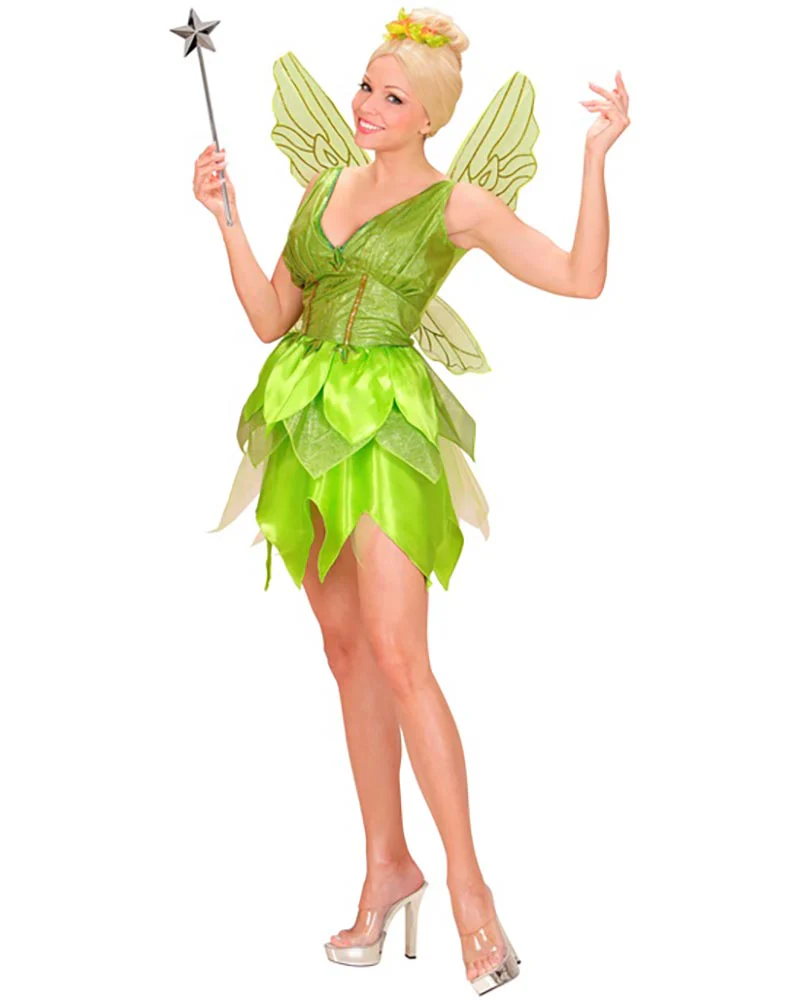 Fantasy Green Fairy Womens Costume - Image 2