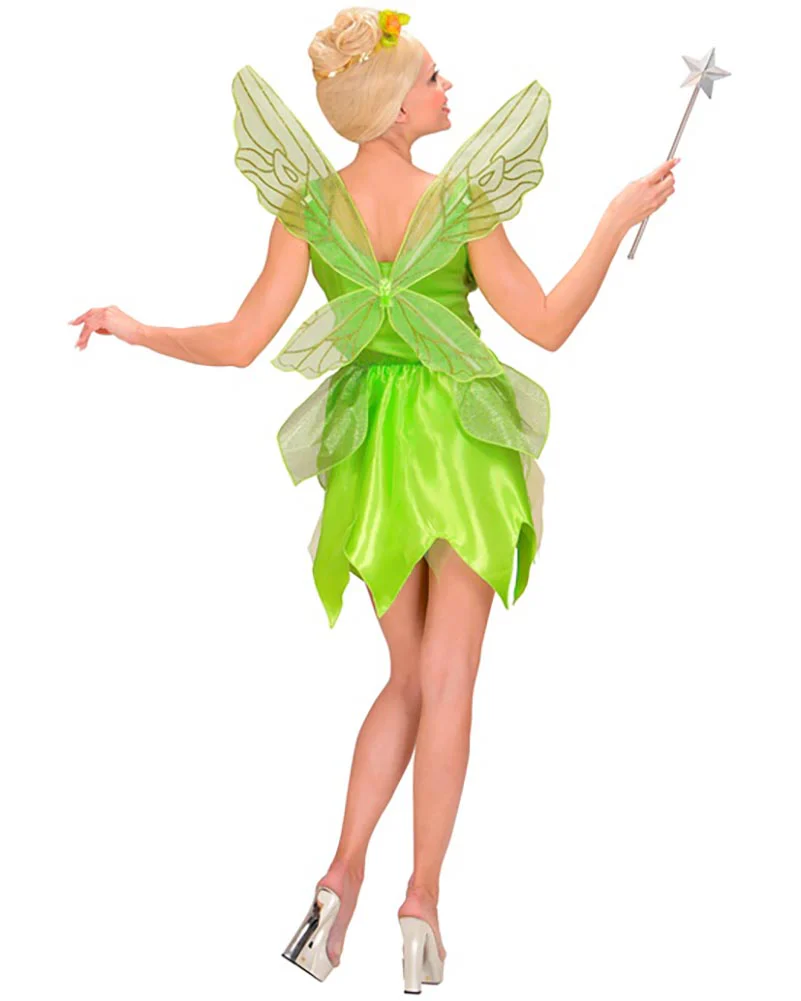 Fantasy Green Fairy Womens Costume - Image 3