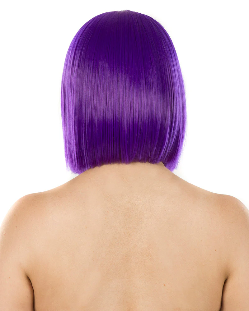 Fashion Deluxe Amethyst Purple Bob Wig - Image 3