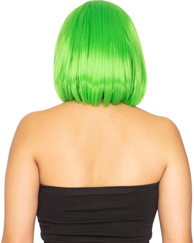 Fashion Deluxe Apple Green Bob Wig - Image 3