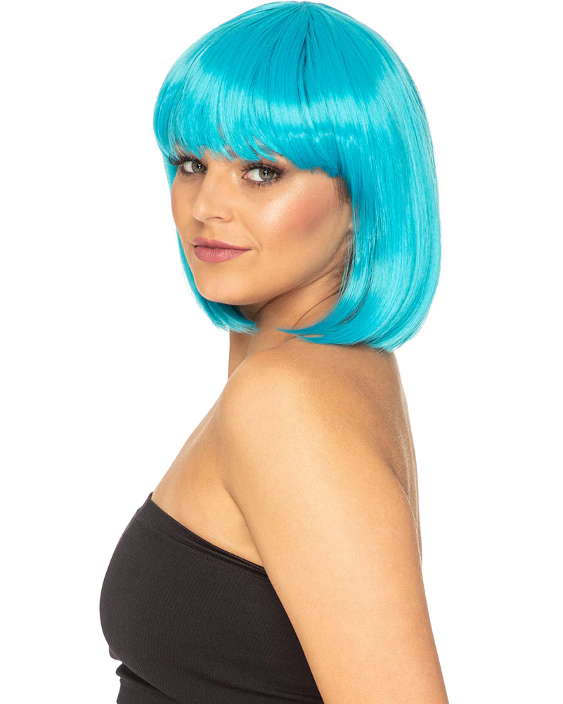 Fashion Deluxe Aquamarine Bob Wig - Image 2