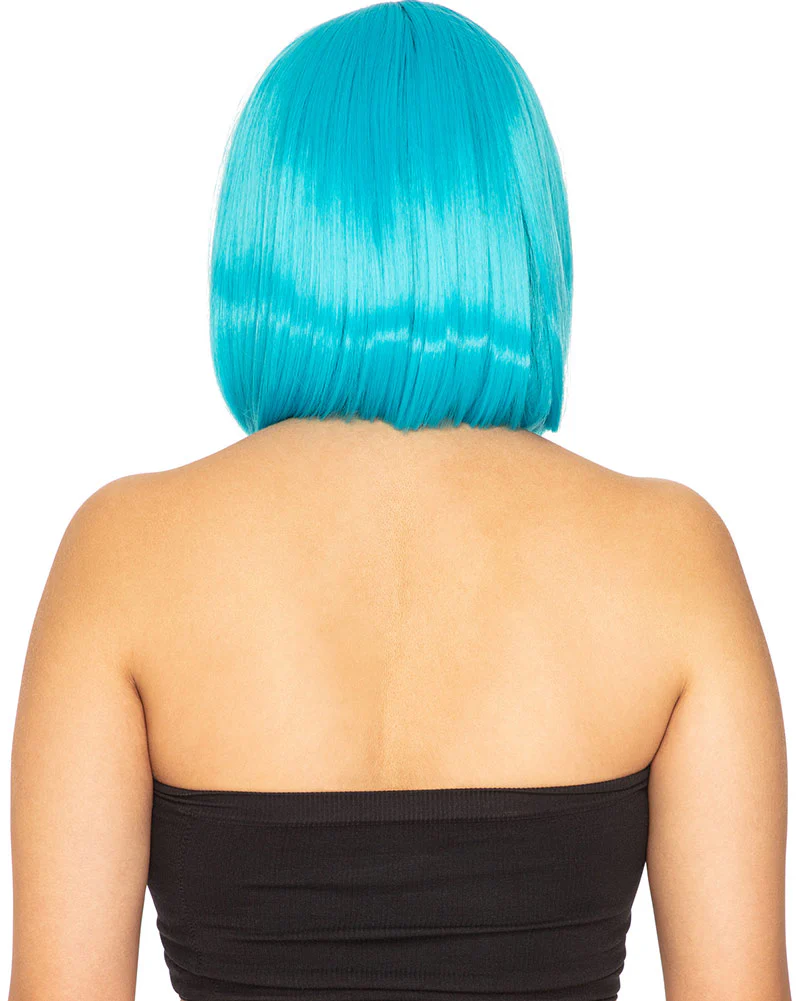 Fashion Deluxe Aquamarine Bob Wig - Image 3