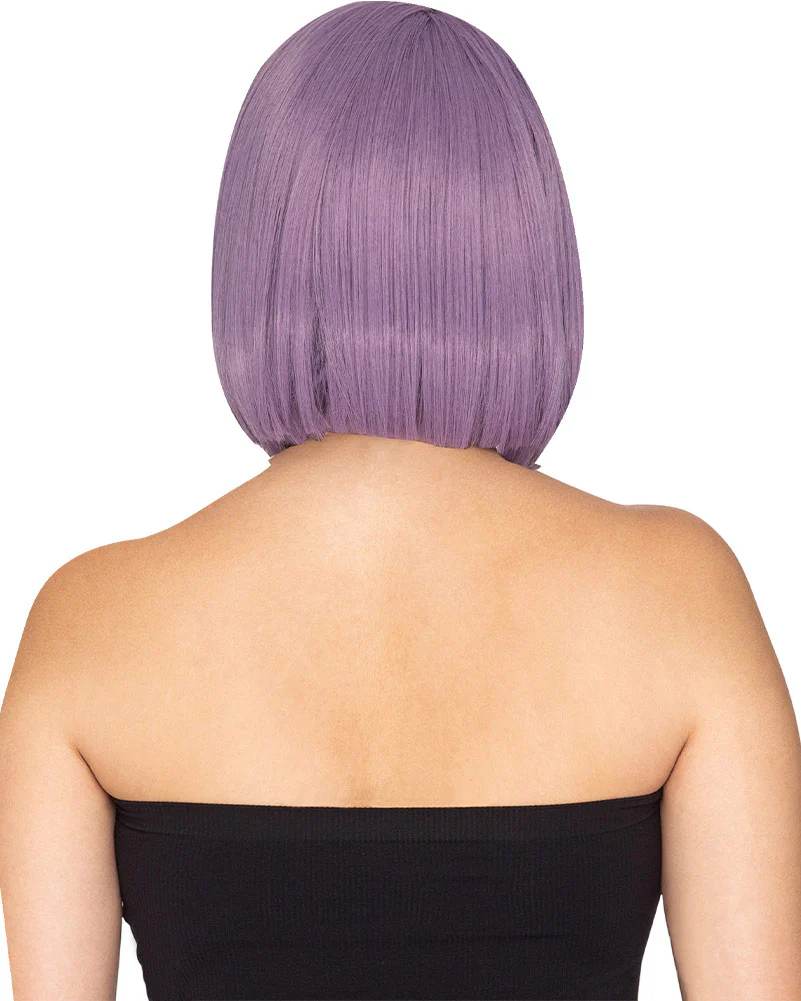 Fashion Deluxe Ashes of Violets Purple Bob Wig - Image 3