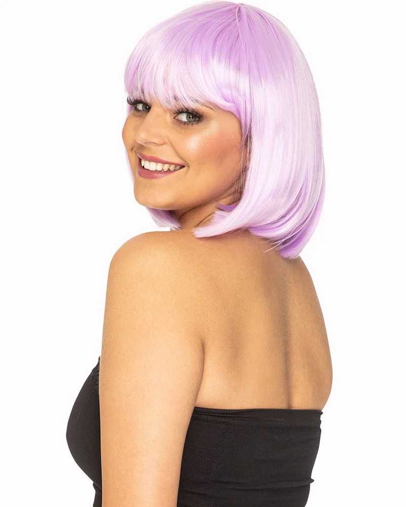 Fashion Deluxe Frosted Lavender Bob Wig - Image 2