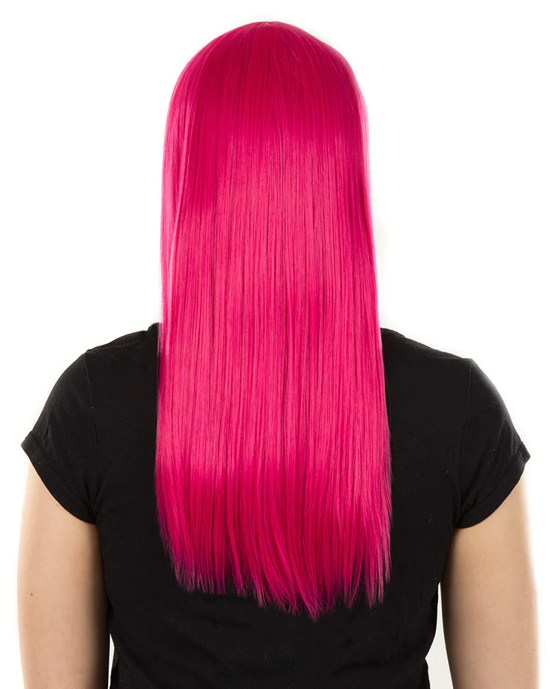 Fashion Deluxe Fuschia Pink Long Wig - Image 6