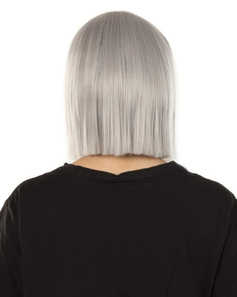 Fashion Deluxe Grey Bob Wig - Image 3