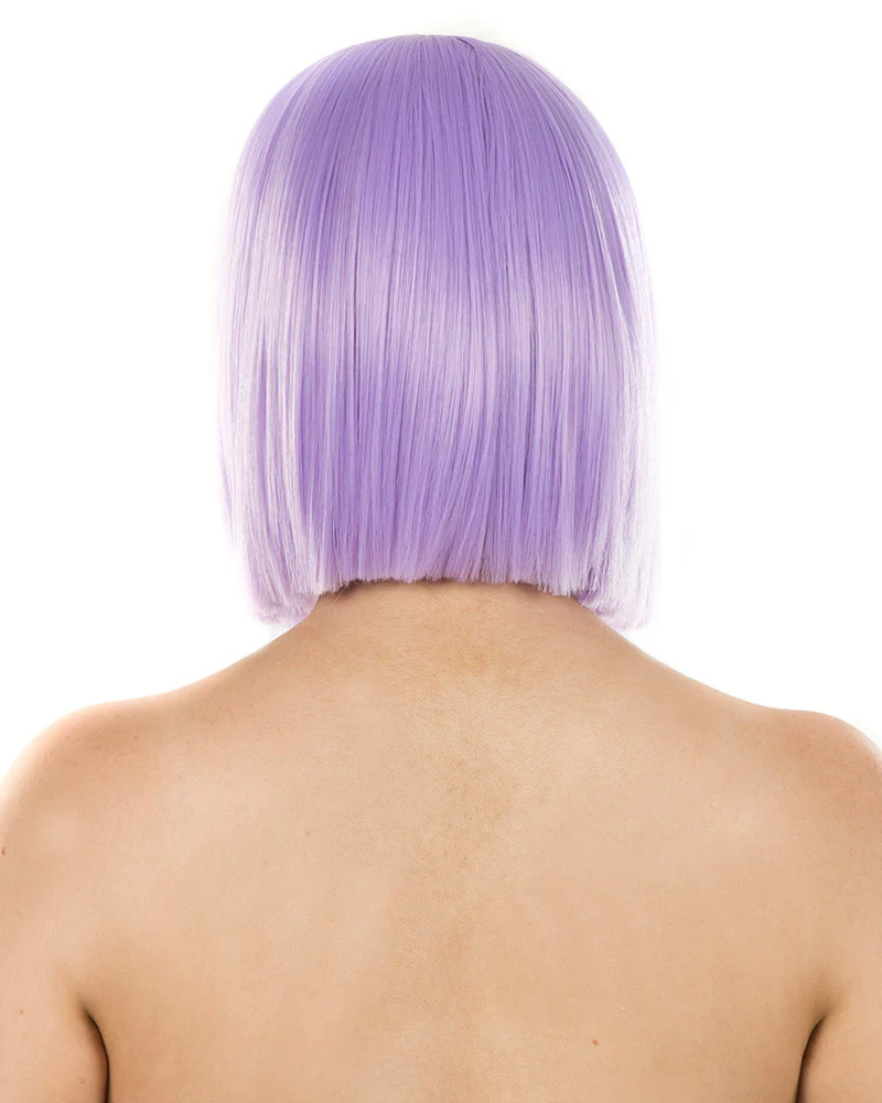 Fashion Deluxe Pastel Lavender Bob Wig - Image 3