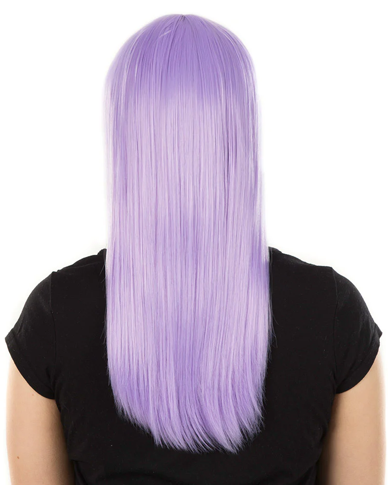 Fashion Deluxe Pastel Lavender Long Wig - Image 6